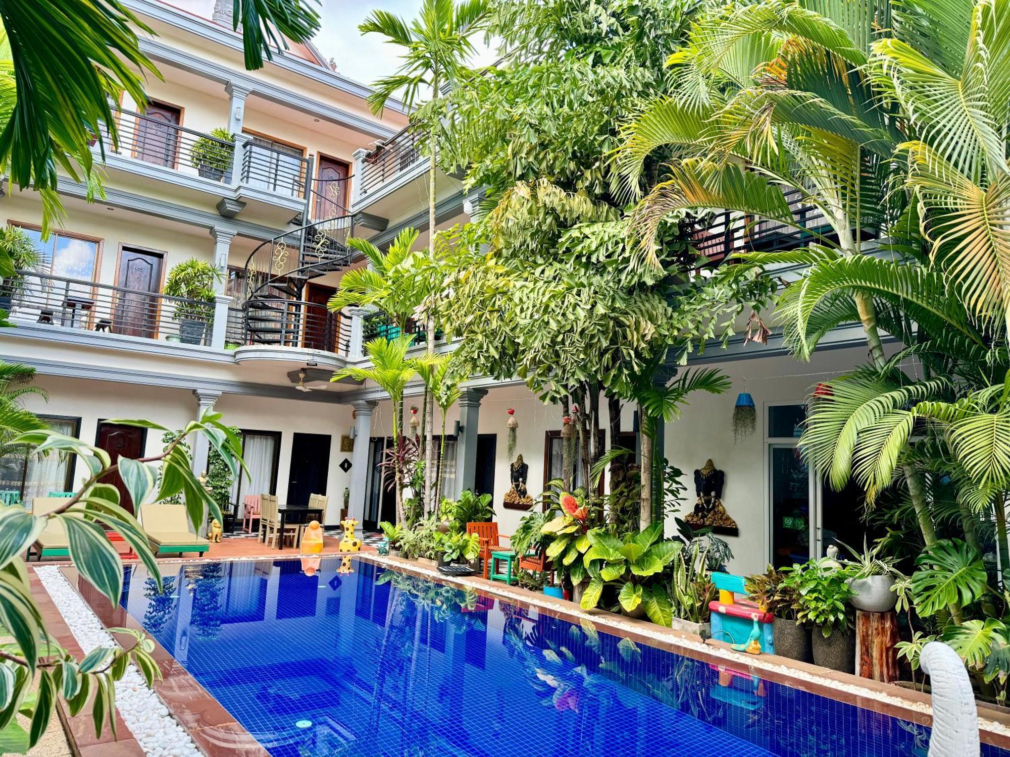 Asanak D'Angkor Boutique Hotel Siem Reap Esterno foto