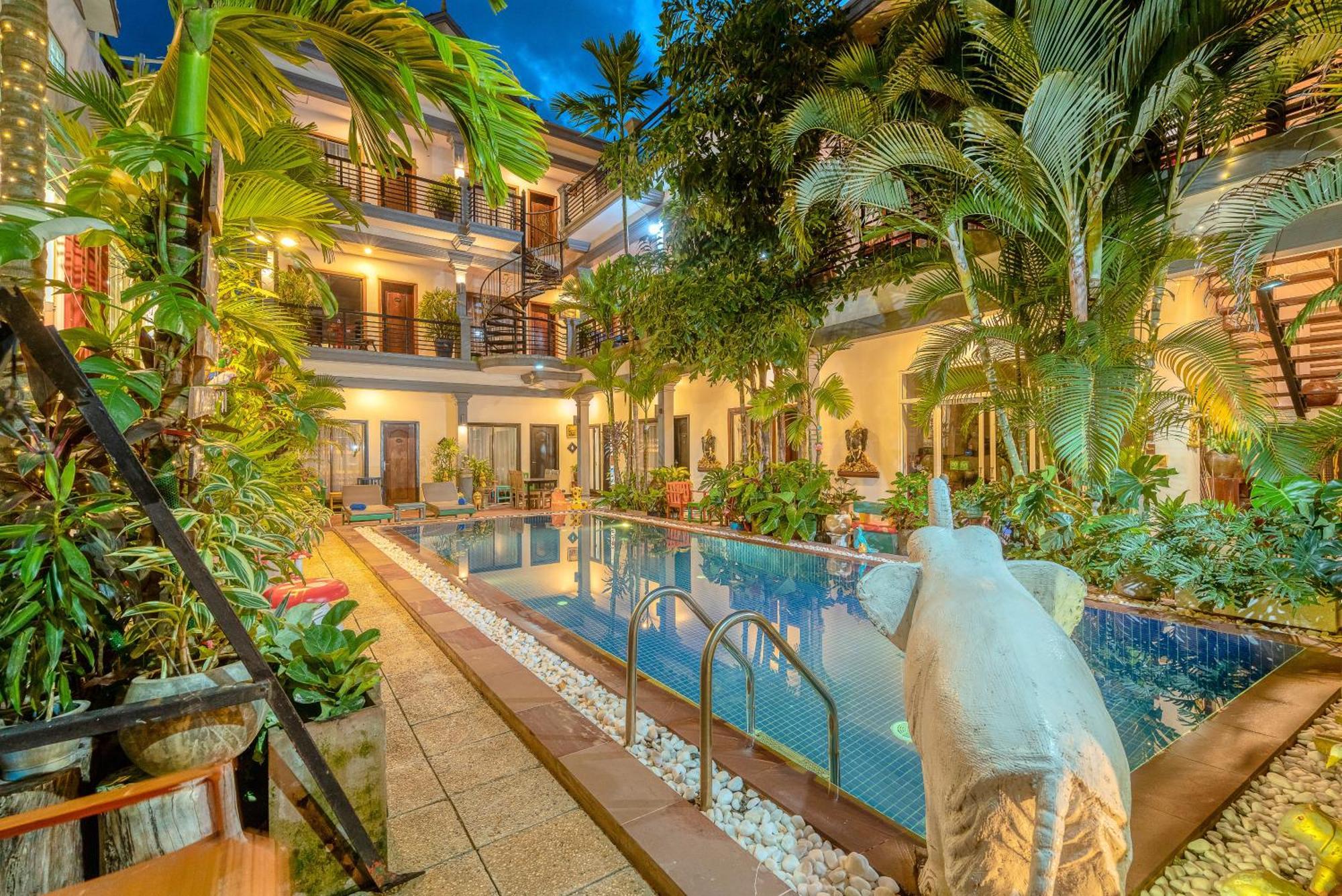 Asanak D'Angkor Boutique Hotel Siem Reap Esterno foto