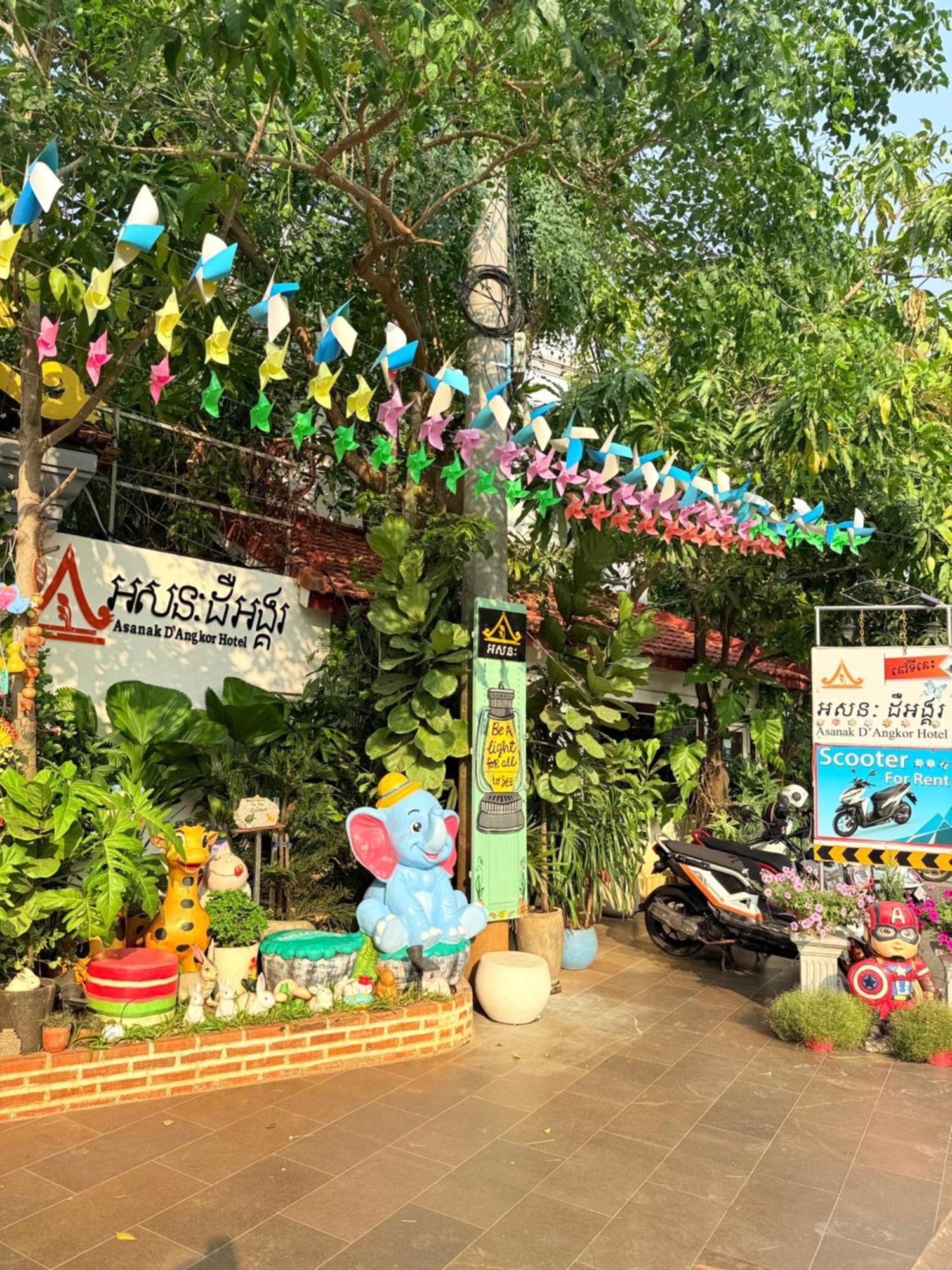 Asanak D'Angkor Boutique Hotel Siem Reap Esterno foto