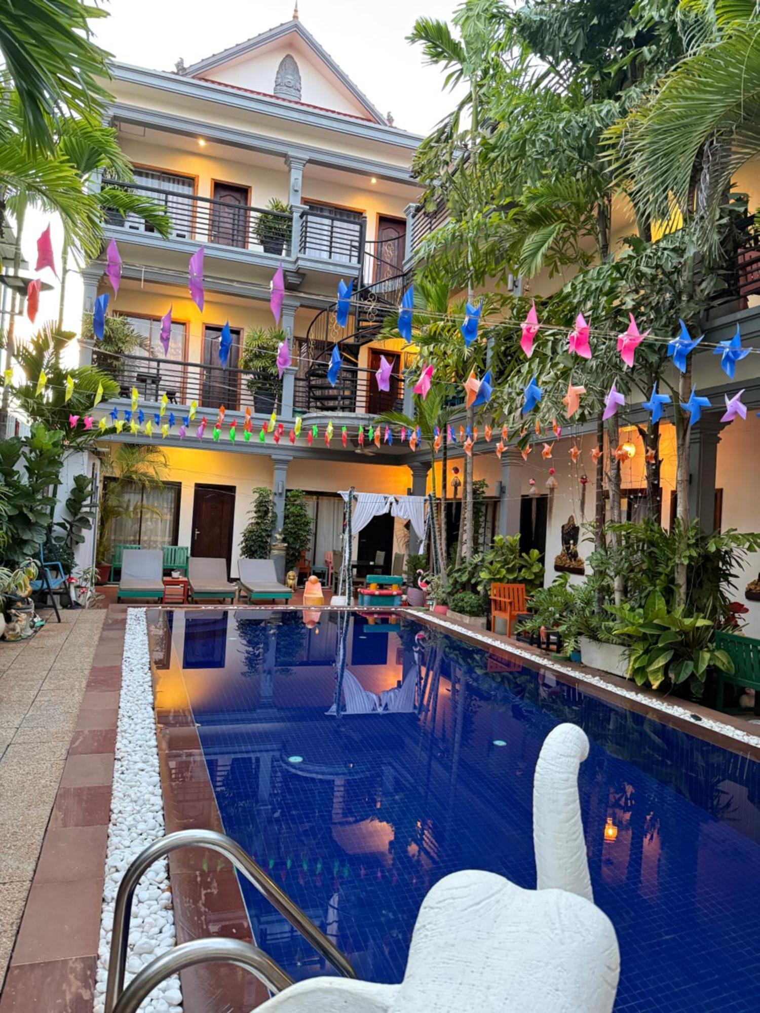 Asanak D'Angkor Boutique Hotel Siem Reap Esterno foto